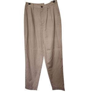 a.n.a. A New Approach Womens High-Rise Tapered Leg Pants Size 8 Long